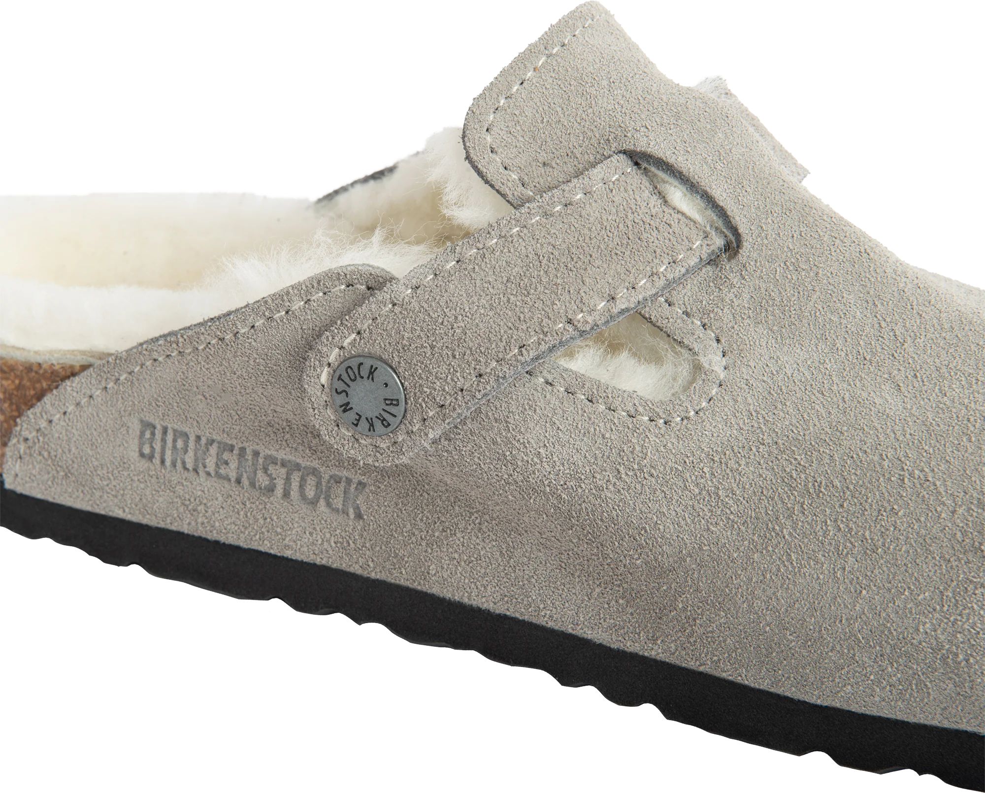 Boston Shearling Suede Leather Stone Coin - Narrow Fit - Image 3