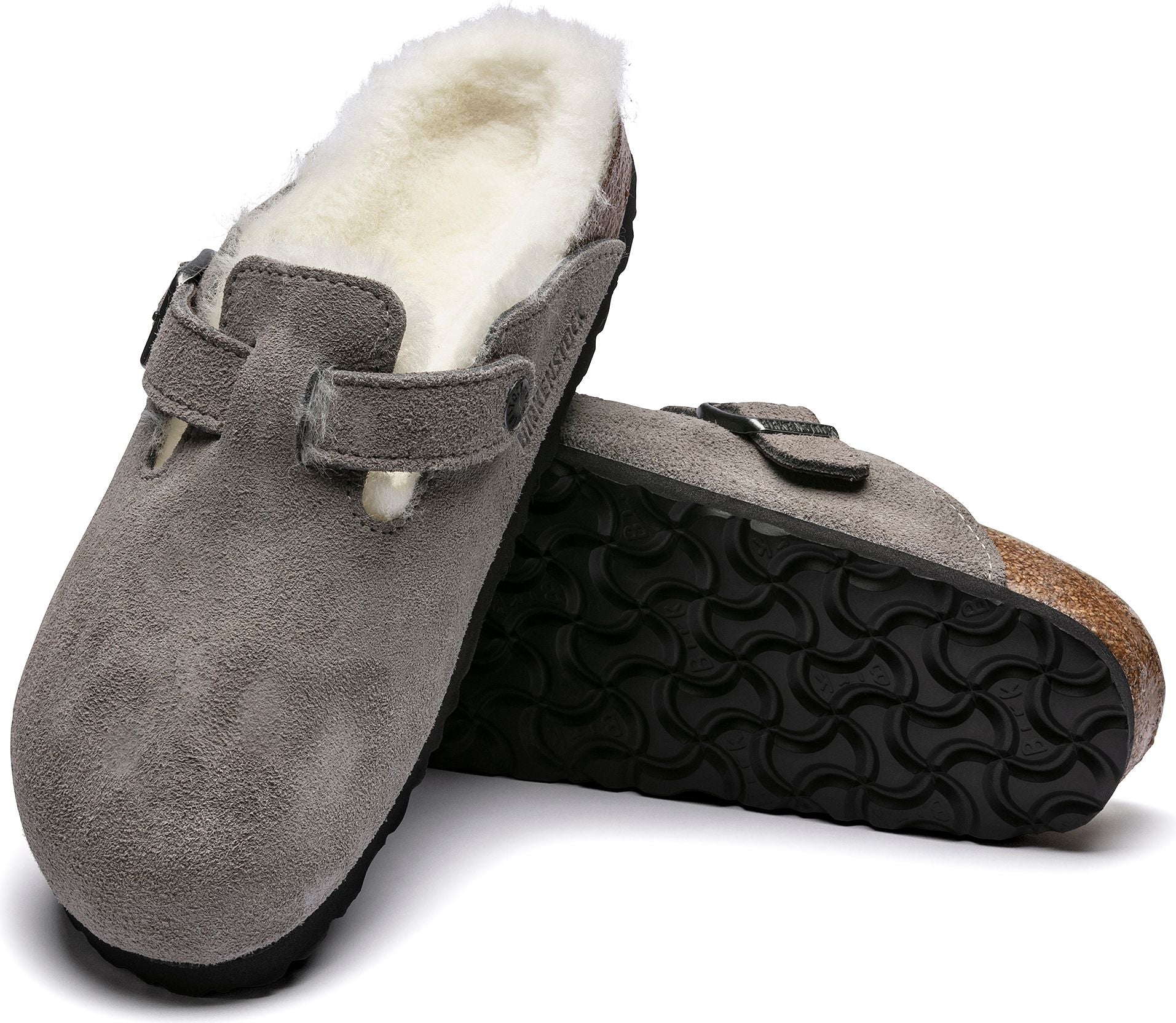 Boston Shearling Suede Leather Stone Coin - Narrow Fit - Image 4