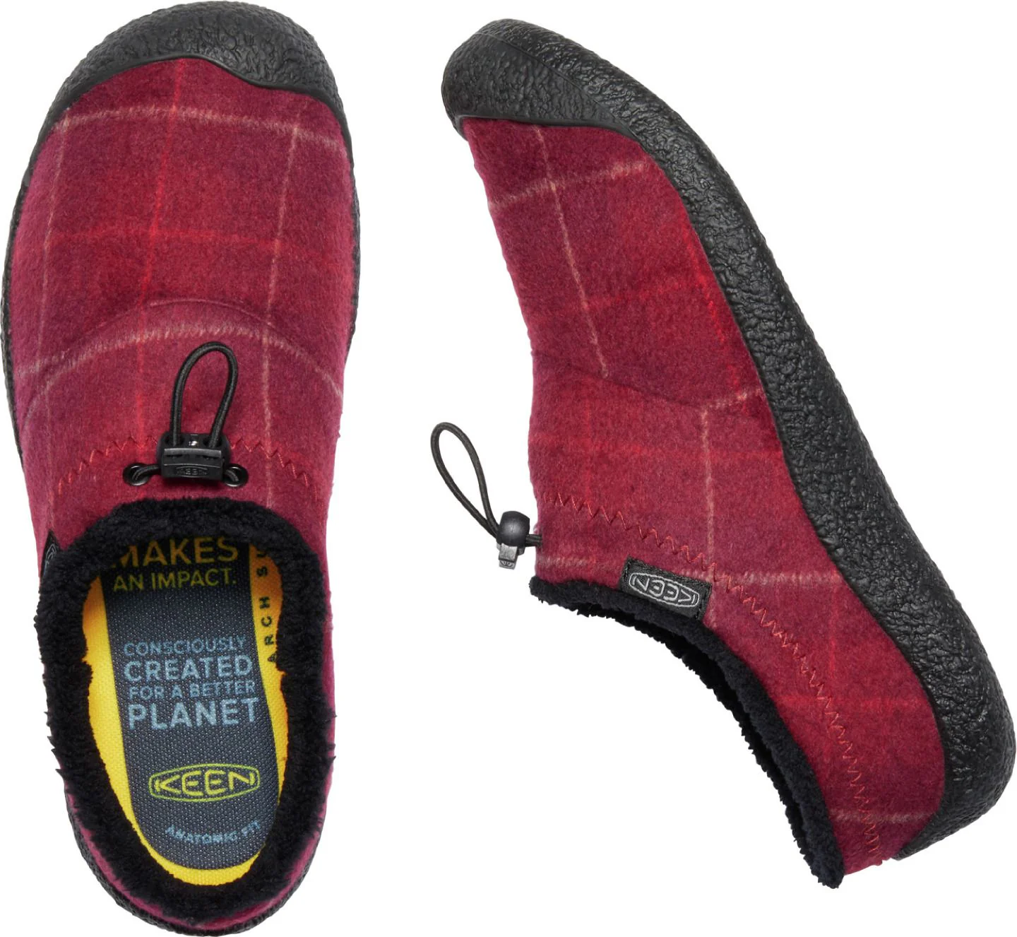 Women's Howser III Slide Red Plaid - Image 5